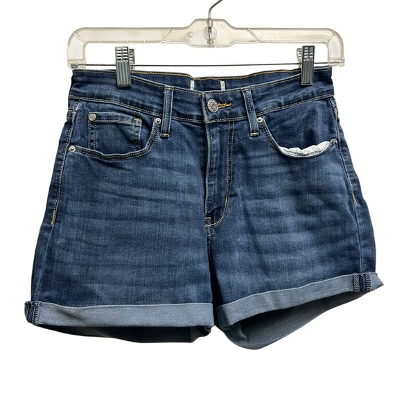 Denizen from Levi's Deep Blue Jean Shorts - Picture 5 of 8